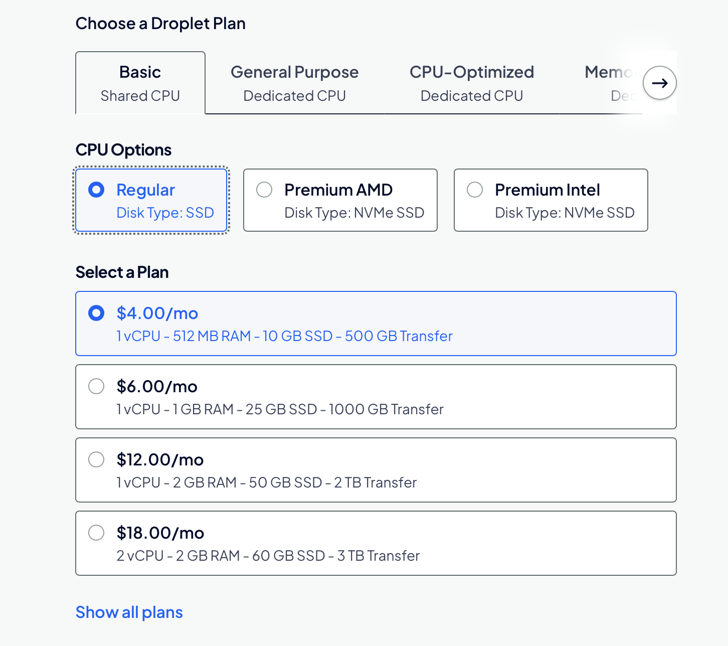 Upload custom image on DigitalOcean